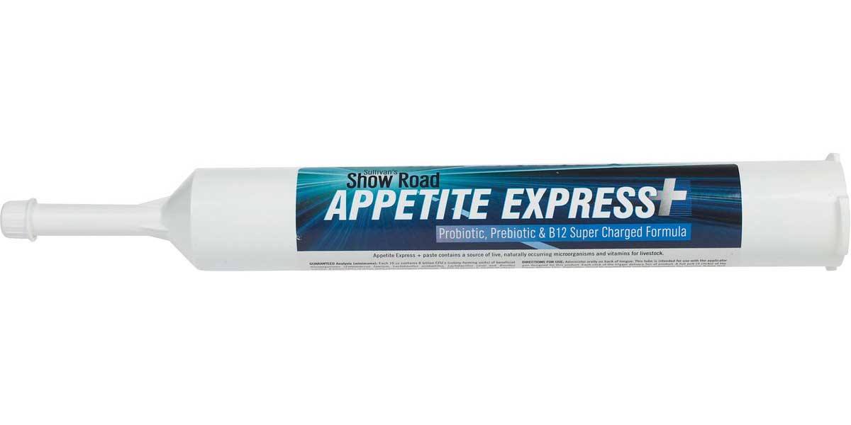 Show Road Appetite Express+ supplement tube on a white background