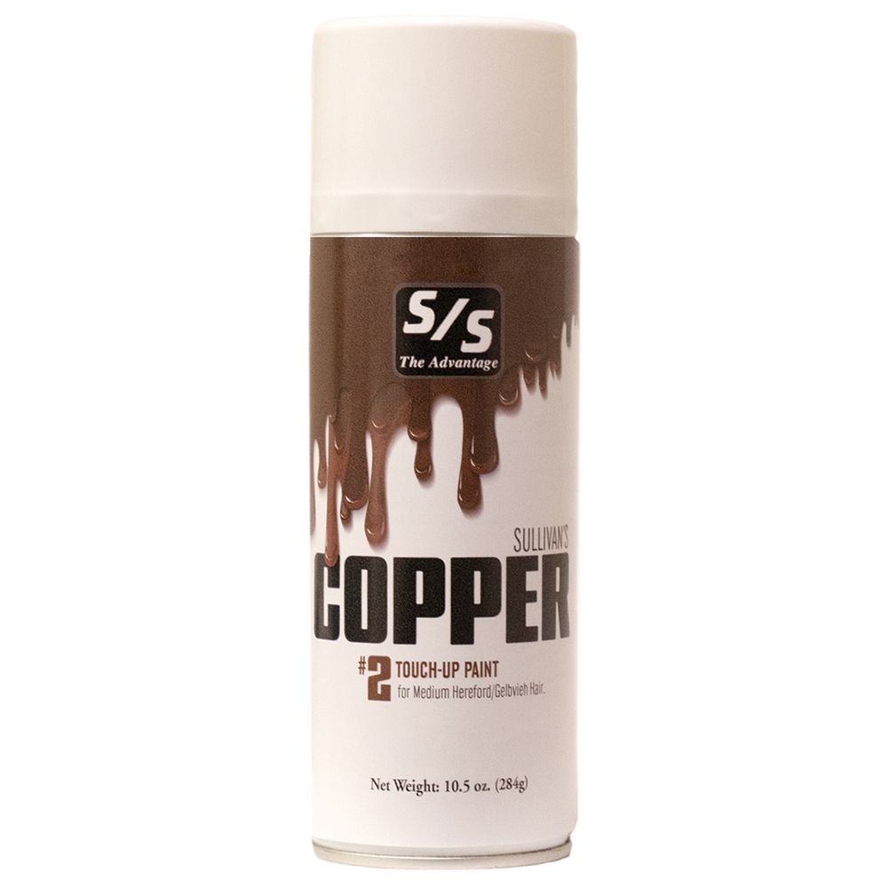 Sullivan's Copper touch-up paint can on a white background