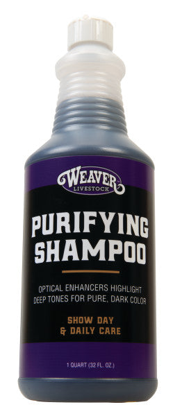 Weaver Livestock Purifying Shampoo bottle on a white background
