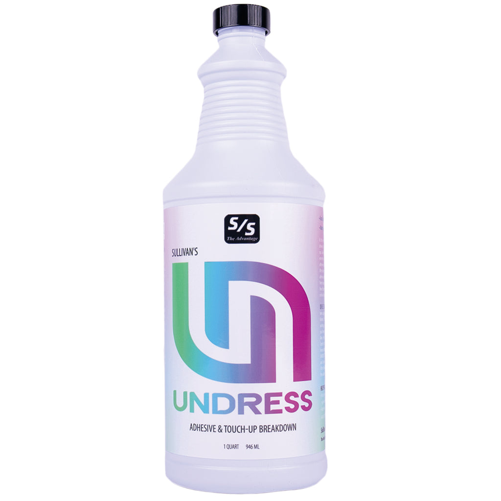 Bottle of Sullivan's S/S UNDRESS on a white background