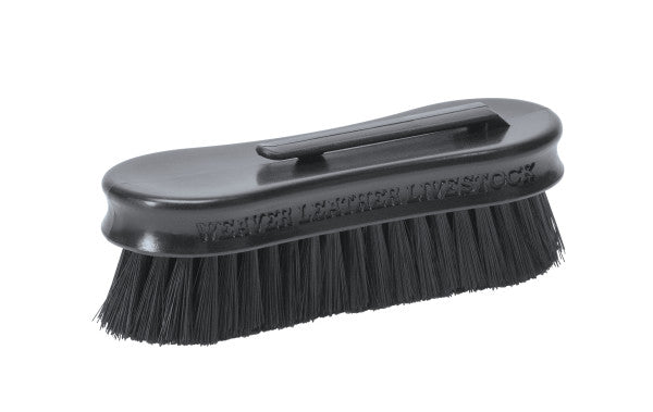 Black brush with bristles on a white background, branded 'Weaver Leather Goods'.