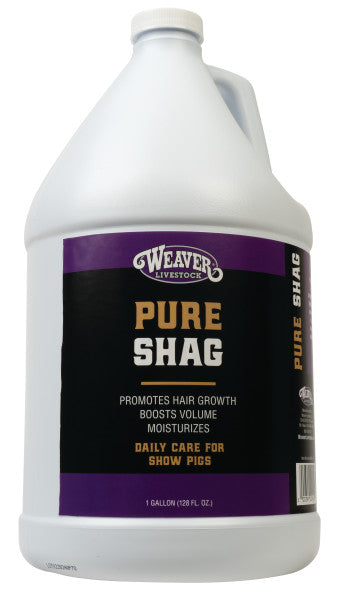 Gallon container of Weaver Livestock Pure Shag on a white background