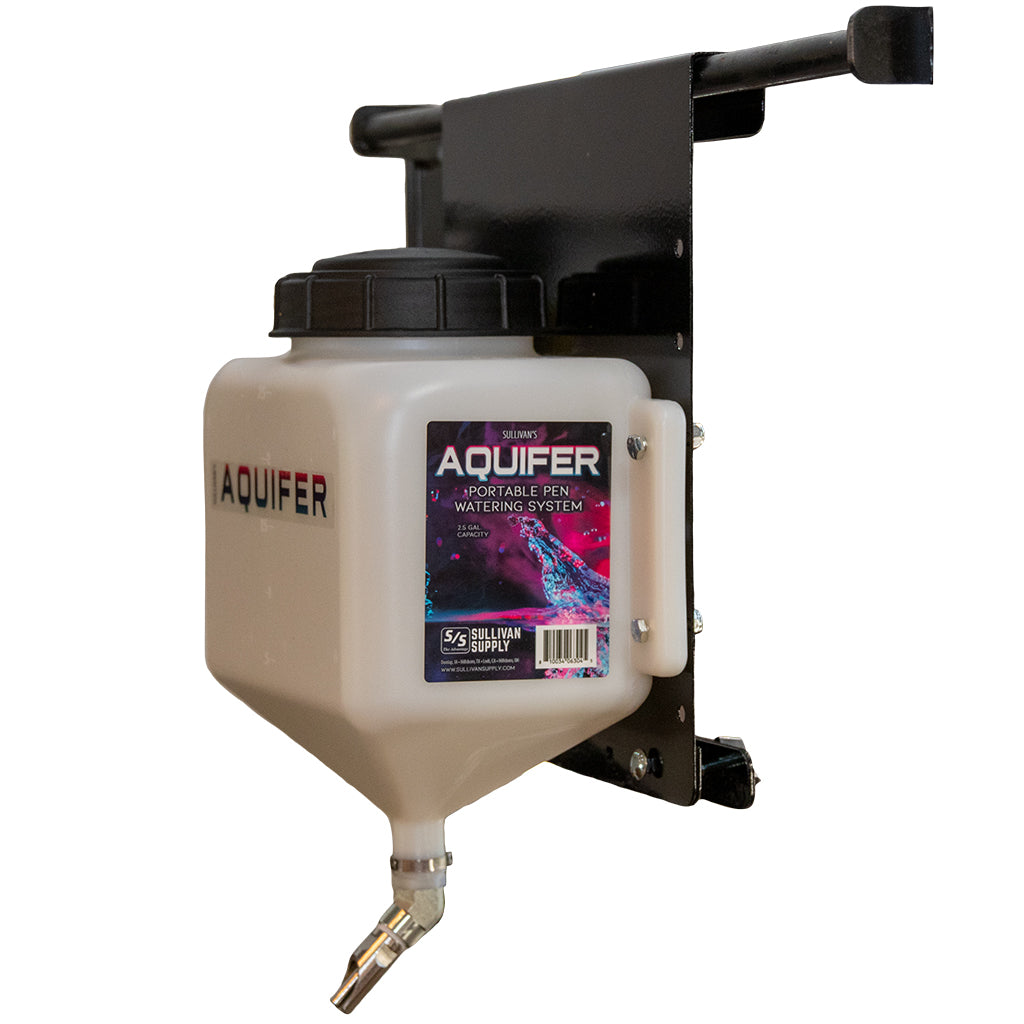 Aquifer portable pen watering system on a white background