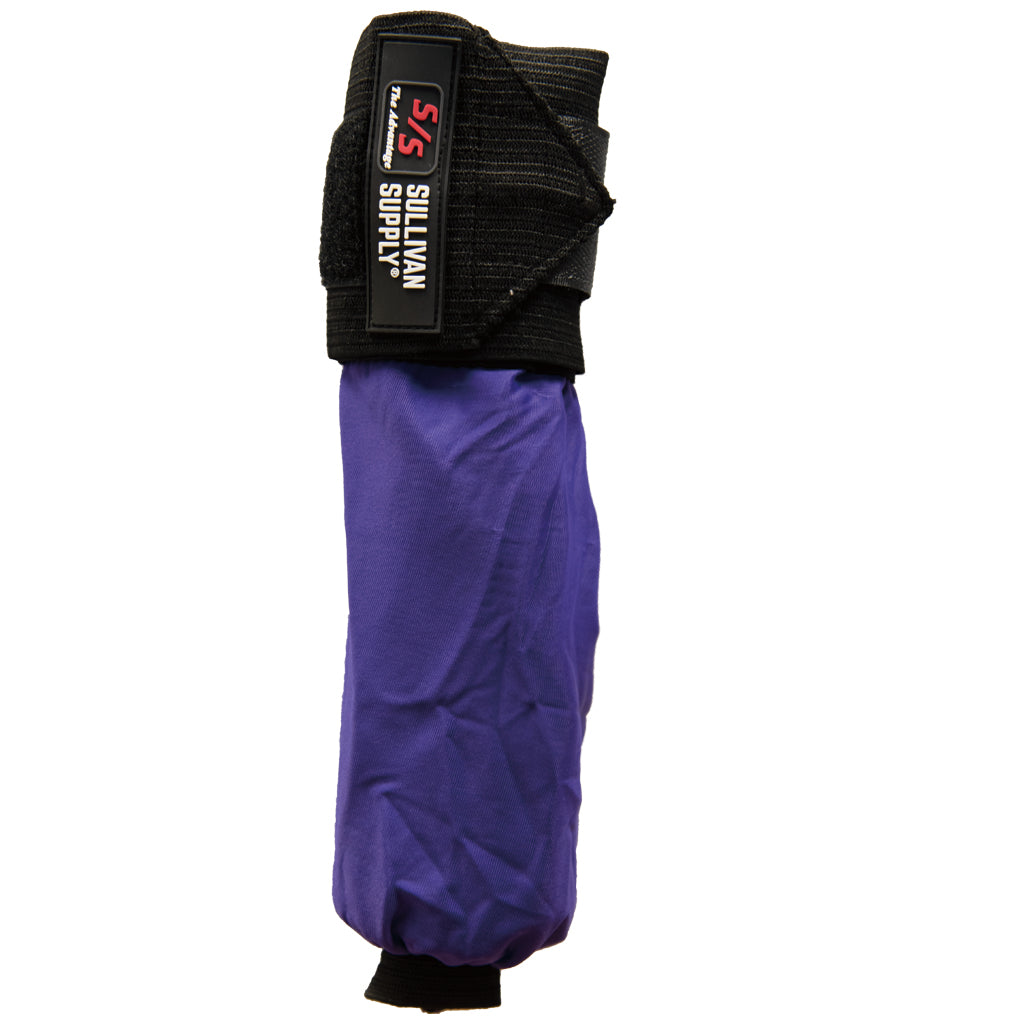 Blue pants with black waistband featuring a Sullivan Supply logo on a white background