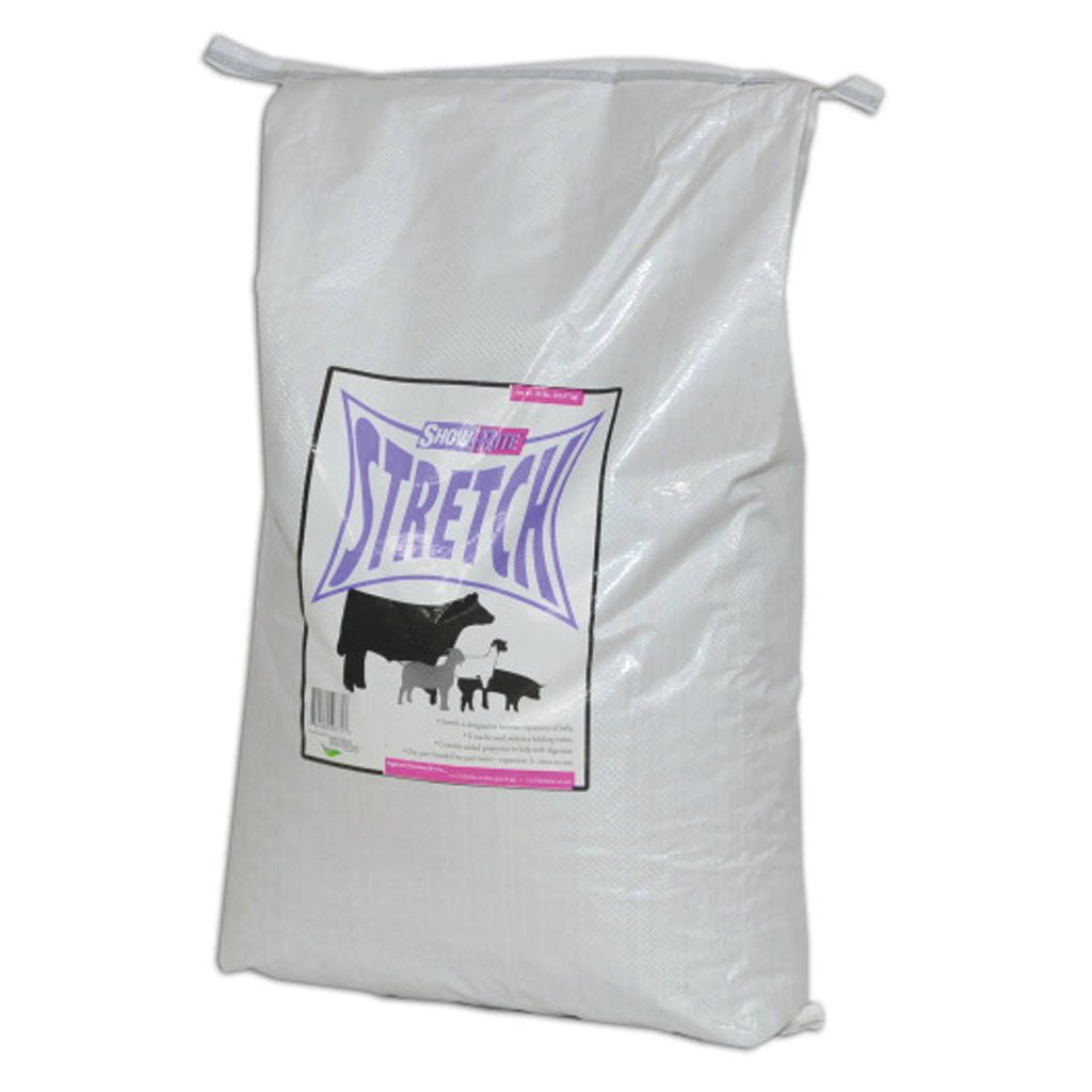 A bag of Show Rite Stretch on a white background. 