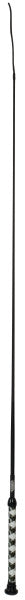 show whip with green accents on a white background
