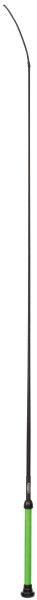 show whip with green handles on a white background